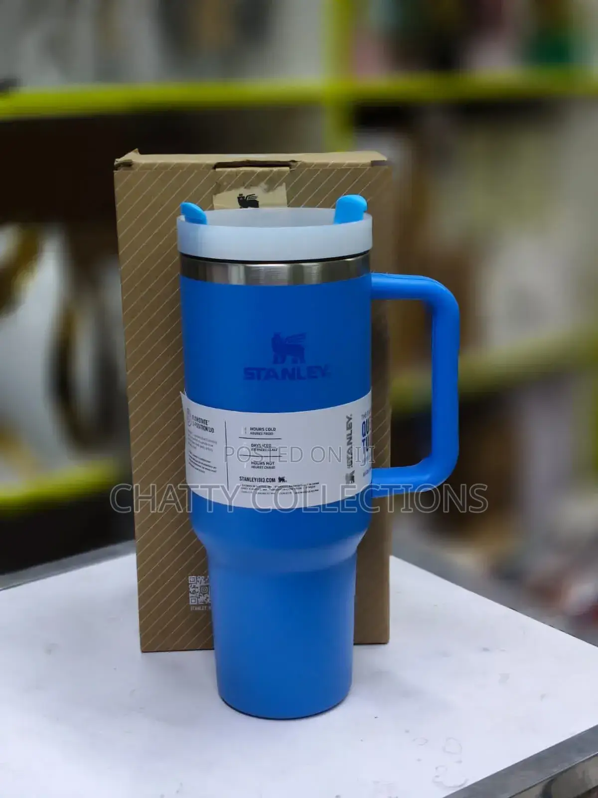 1.2ltrs Blue Plain Insulated Stanley Mugs
