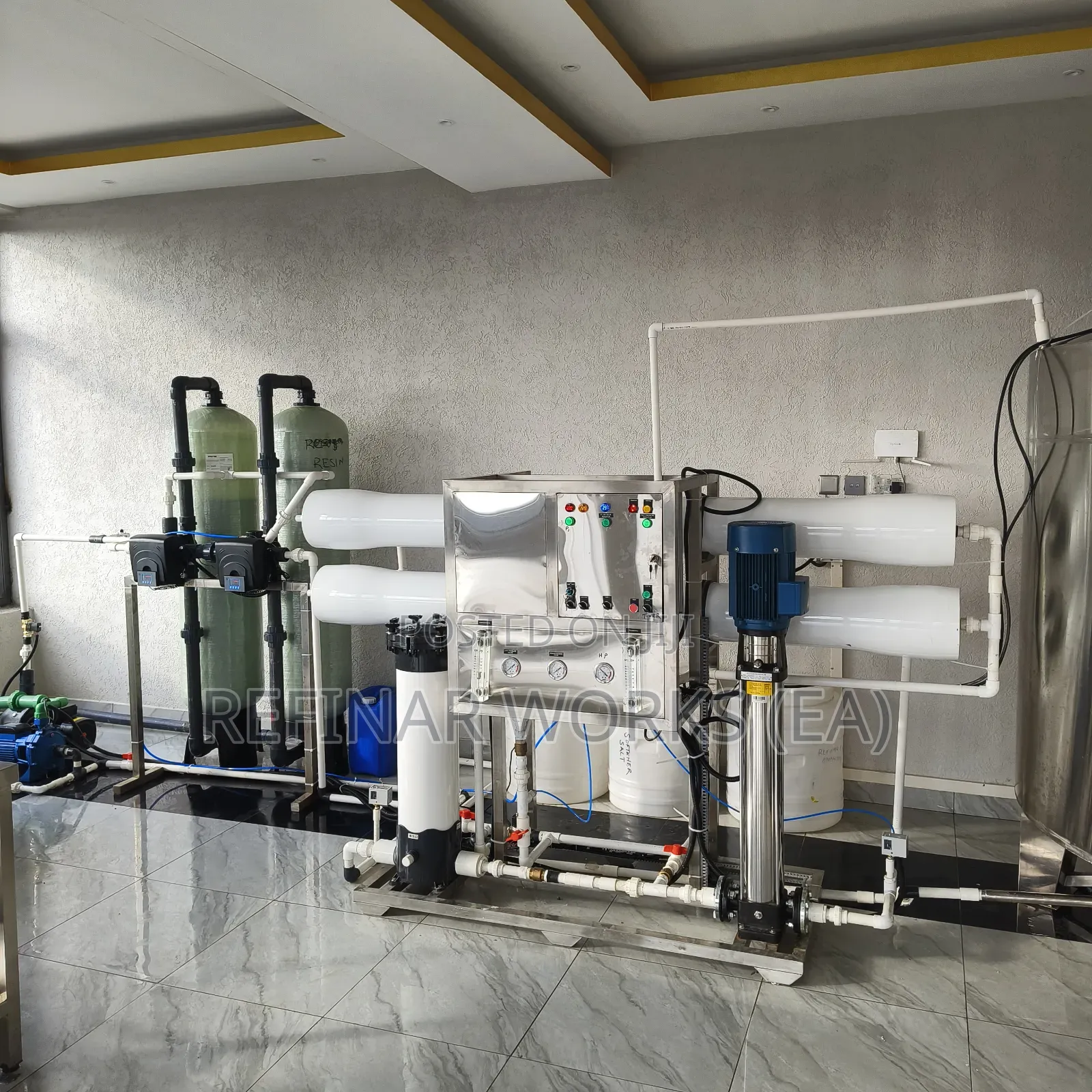3000 – 10,000lph Reverse Osmosis Systems With Full Pretreatment Uv