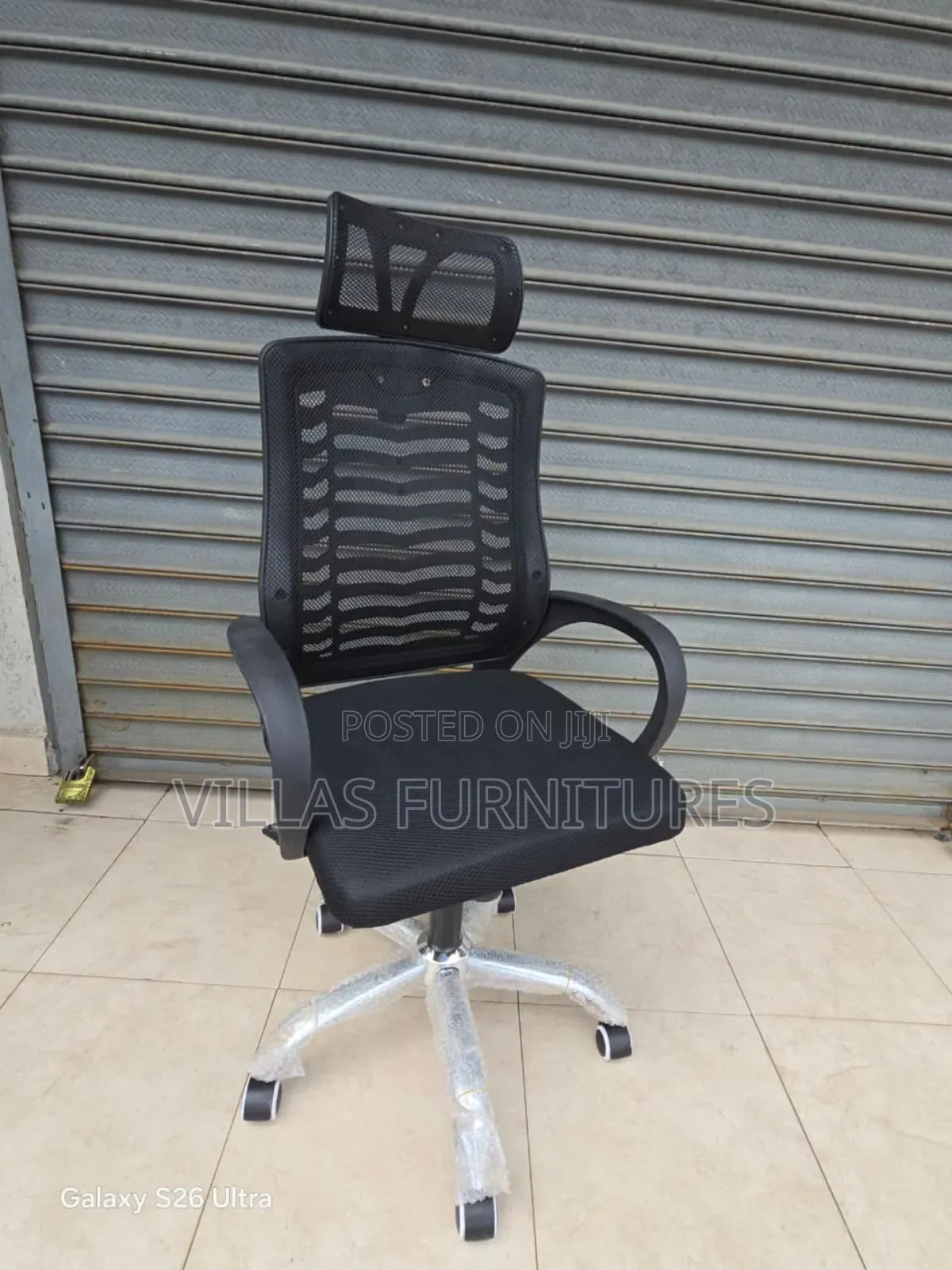 Adjustable Headrest Work Chair