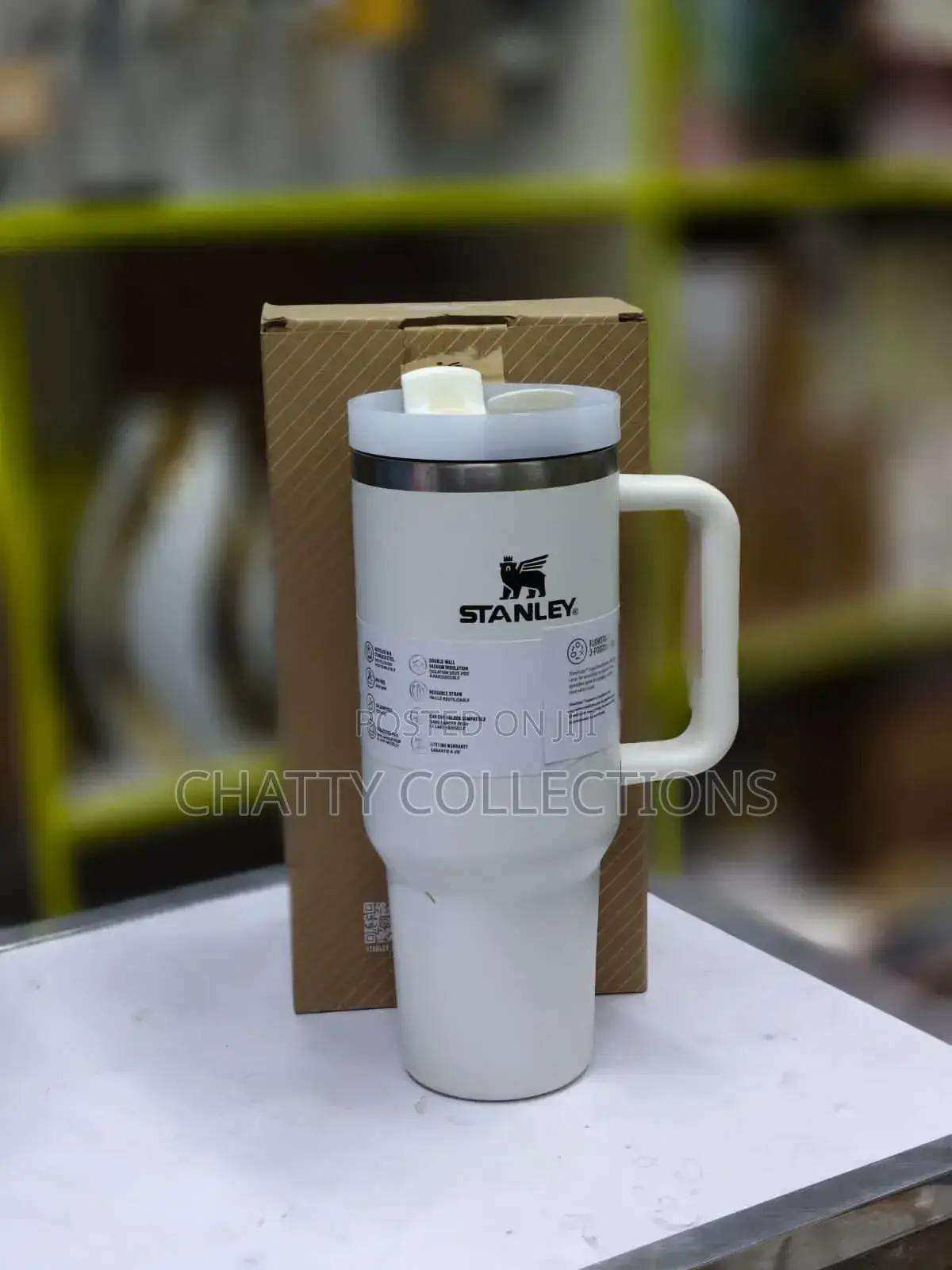 Cream White 1.2 LTRS Original Insulated Stanley Mug