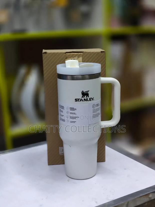 Cream White 1.2 LTRS Original Insulated Stanley Mug - thumbnail 2