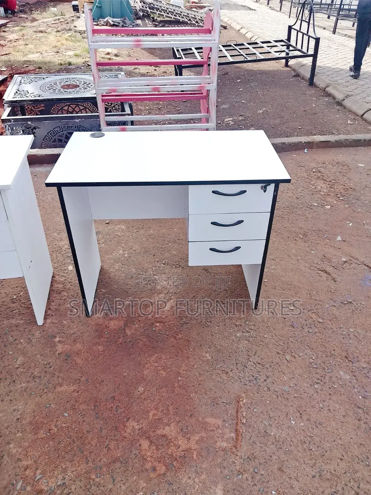 White Study Table