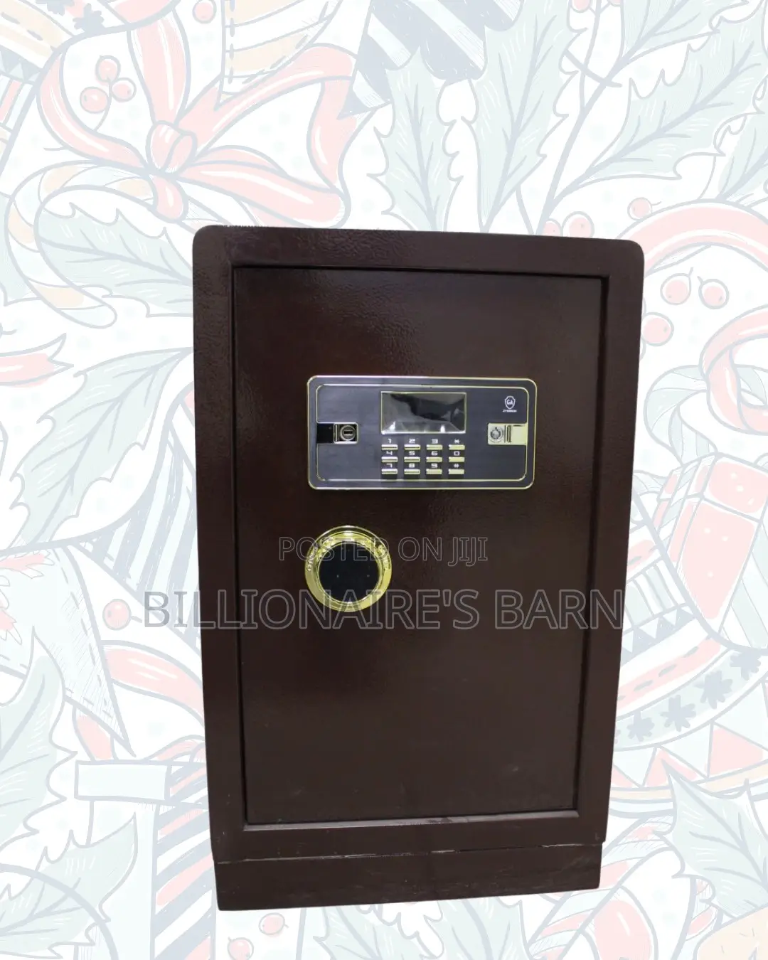 Fireproof Biometric Safe 70 Kg Programmable Keypad Dual Alarm Solution