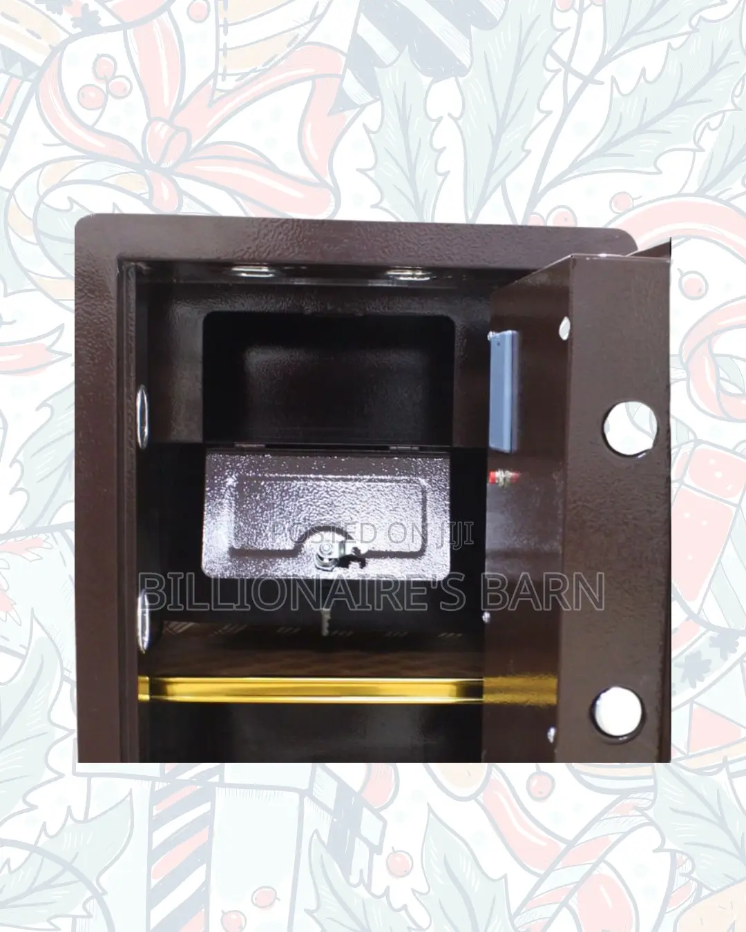 Fireproof Biometric Safe 70 Kg Programmable Keypad Dual Alarm Solution