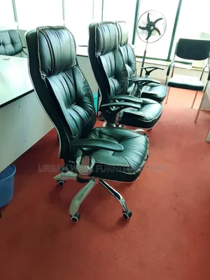 Black Leather Office Chair