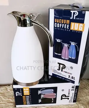 White 2 Litres Jamespot Insulated Flask