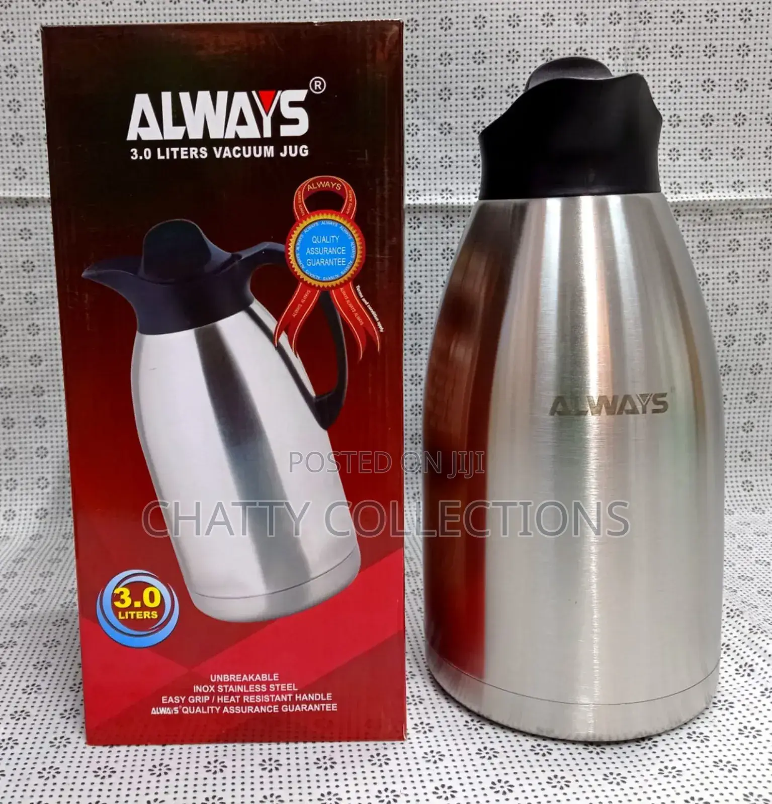 3 Litres Always Stainless Steel Vacuum Flask