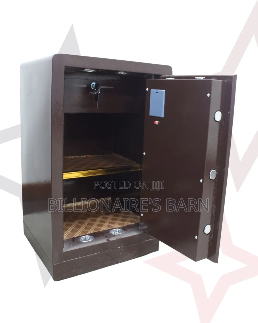 Fireproof Biometric Safe 70 Kg Programmable Keypad And Dual Alarm