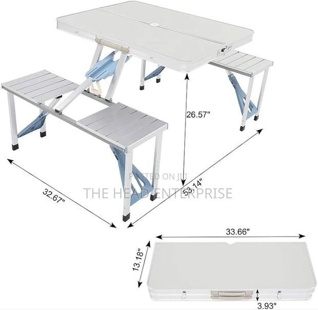 Generic Portable Foldable Aluminum Picnic Table