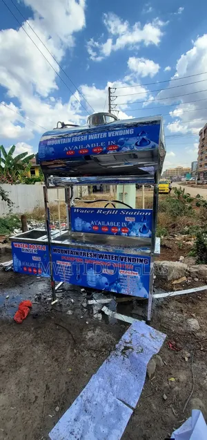 Water Refilling Station With 500litres Holding Tanks