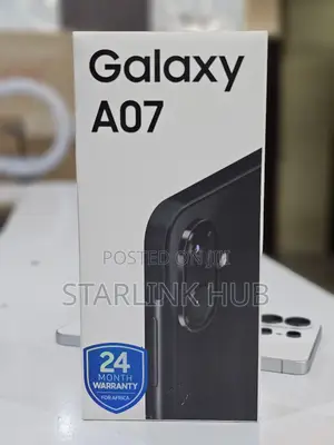 New Samsung Galaxy A07 4G 64 GB Black
