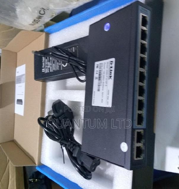 Dlink DGS-F1010p-E 250m 10-Port Switch With 8 Poe Ports and 2 Uplink