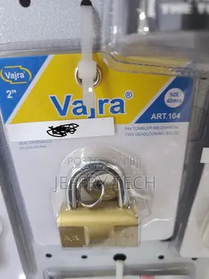 Vajra Brand Padlock, Specifically Model Art.104.