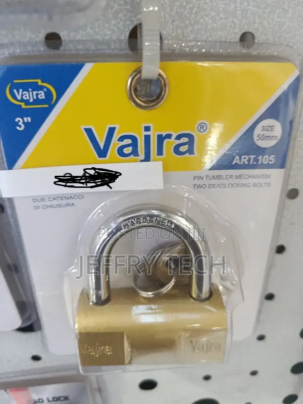 Vajra Art.105 Brass Padlock.