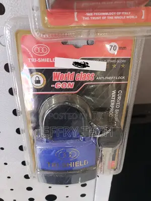70mm Tri-Shield "Five Stars Glory" Anti-Theft Padlock.
