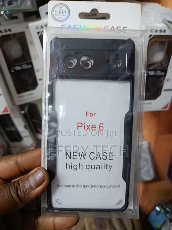 Google Pixel 6 Shockproof Bumper Transparent Phone Back Cover Case