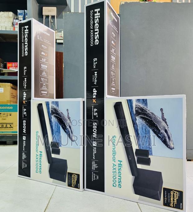 Hisense 580w Ax5100q-5.1 Ch Sound Bar