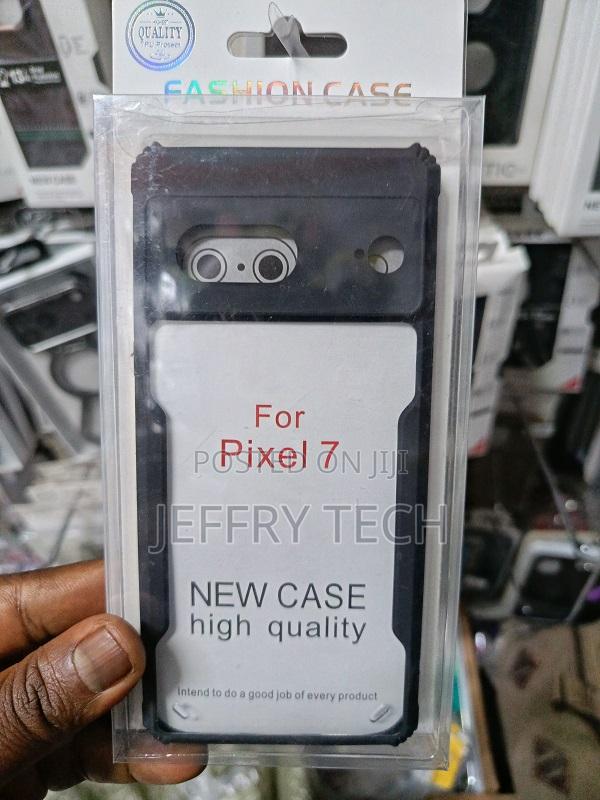 Google Pixel 7 Cases Shockproof Airbag Bumper Soft Back Transparent - main view