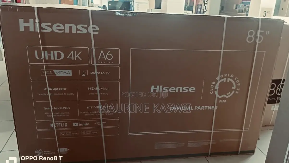 Hisense 85”Smart Tv Uhd 85a6