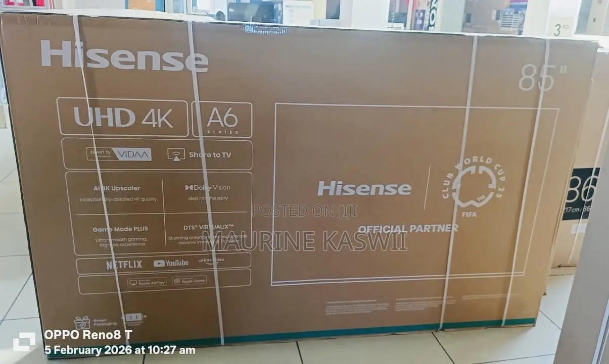 Hisense 85”Smart Tv Uhd 85a6