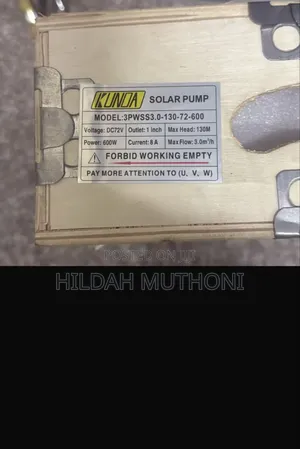 Kunda Submissible Solar Pump Model 3pwss3