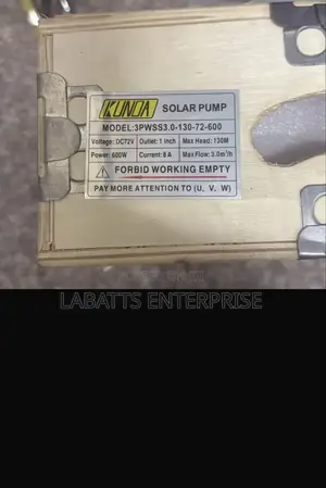 Kunda Submissible Solar Pump Model 3pwss3