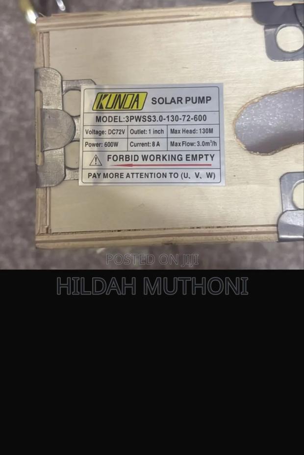 Kunda Submissible Solar Pump Model 3pwss3