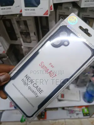 Samsung Galaxy A07 Unique NDD and Clear Case Cover With Black Endings