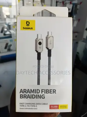 Baseus Fast Charging Cable Usb-C to Usb-C 100w 480mbps 1m - White