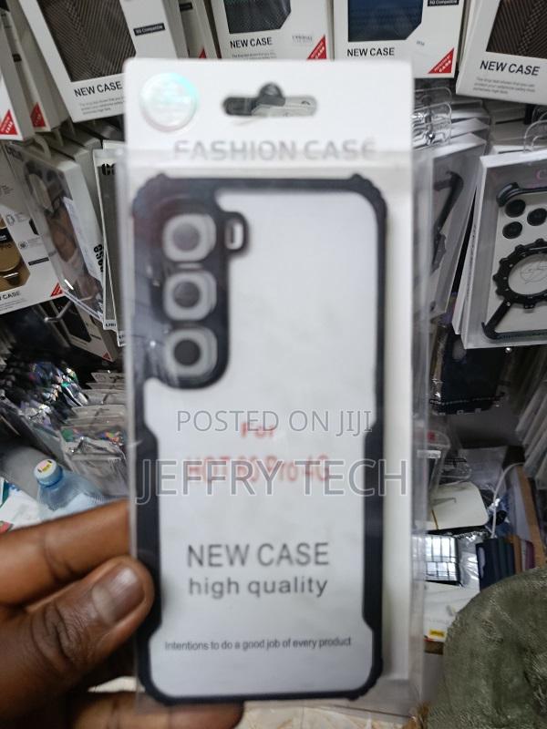 Infinix Hot 60 Pro Back Case Cover, Camera Bump Protection,