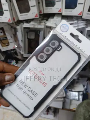 Infinix Hot 60 Pro Back Case Cover, Camera Bump Protection,