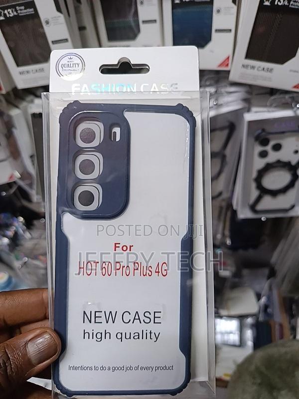 Infinix Hot 60 Pro Plus (+) Transparent, Clear and Colorless With Bla