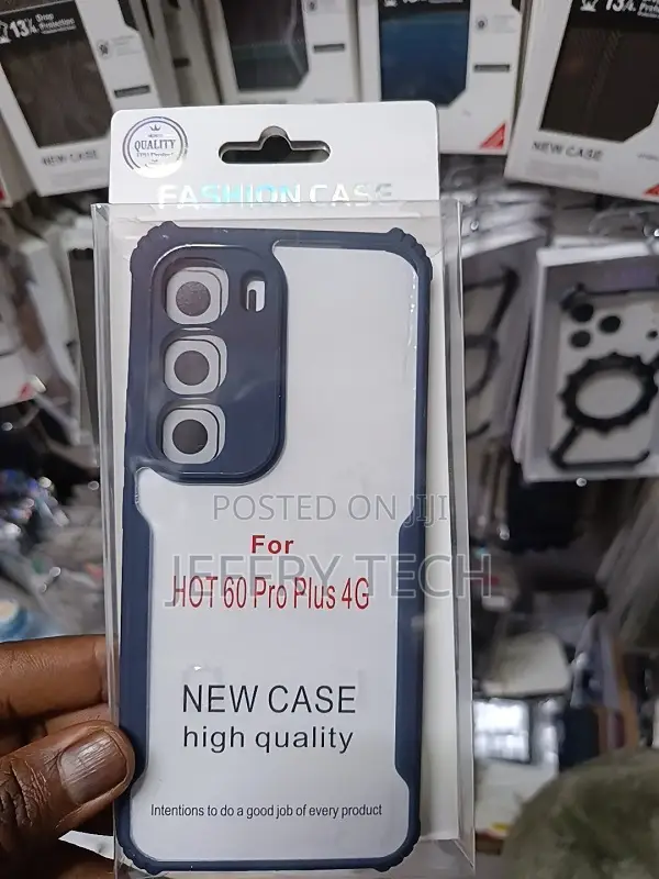 Infinix Hot 60 Pro Plus (+) Transparent, Clear and Colorless With Bla