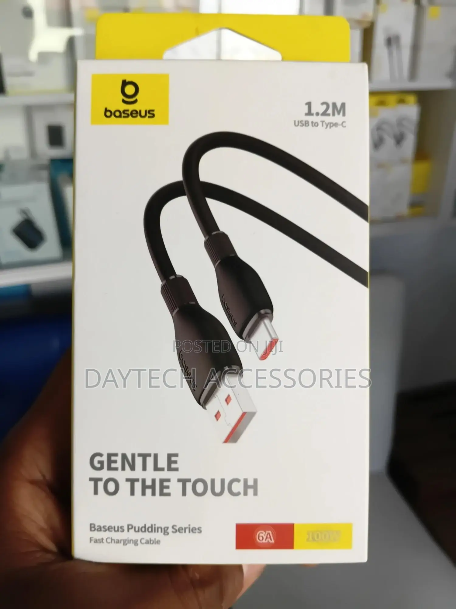 Baseus Pudding Series Fast Charging Cable (Usb to Type-C).