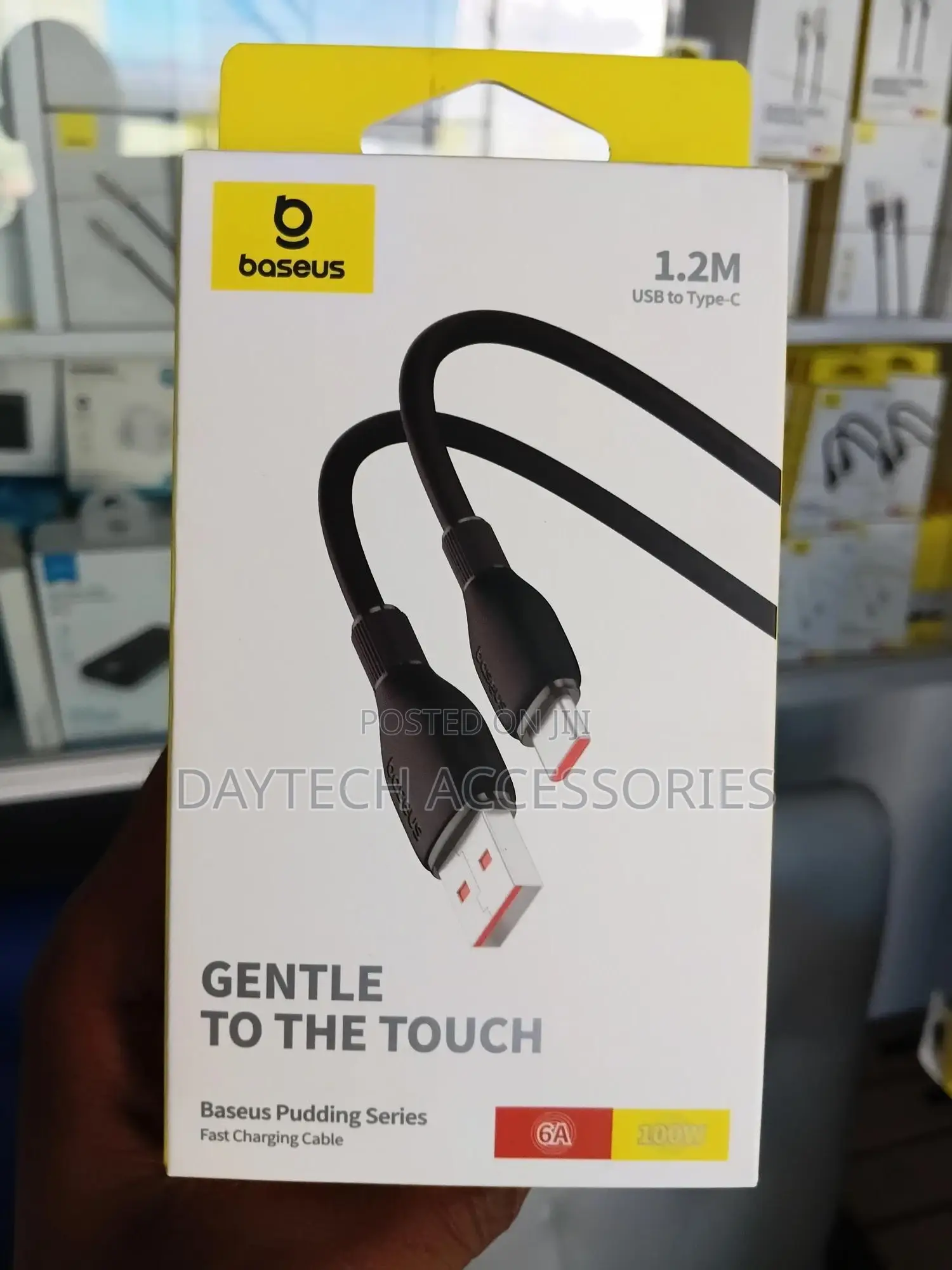 Baseus Pudding Series Fast Charging Cable (Usb to Type-C).