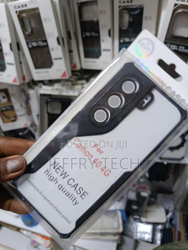 Tecno Camon 40 Case Soft Tup Bumper Shockproof Shell Back Clear Camera - thumbnail 2