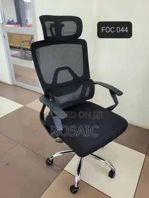 Orthopedic High Back Mesh Office Chair Headrest Managerial Offce Chair
