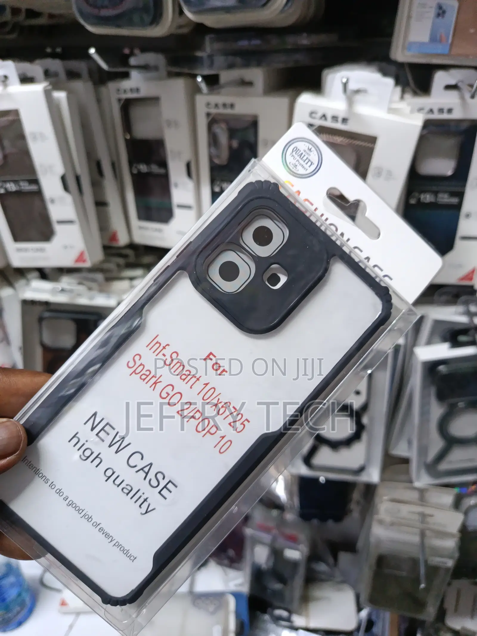 Shockproof Crystal Clear Back Cover Case for Infinix Smart 10 | 360 De