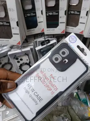 Infinix Smart 10 Protective Transparent Airbag Bumper Phone Back Cover