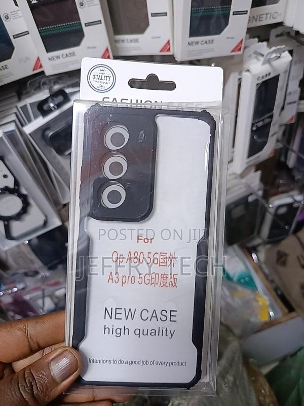 Transparent Bumper Phone Case for the Oppo A3 Pro 5g or Oppo A80 5g.