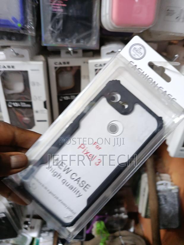Google Pixel 3 Back Cover Shockpoorf Transparent Bumper Case With Cam - thumbnail 2