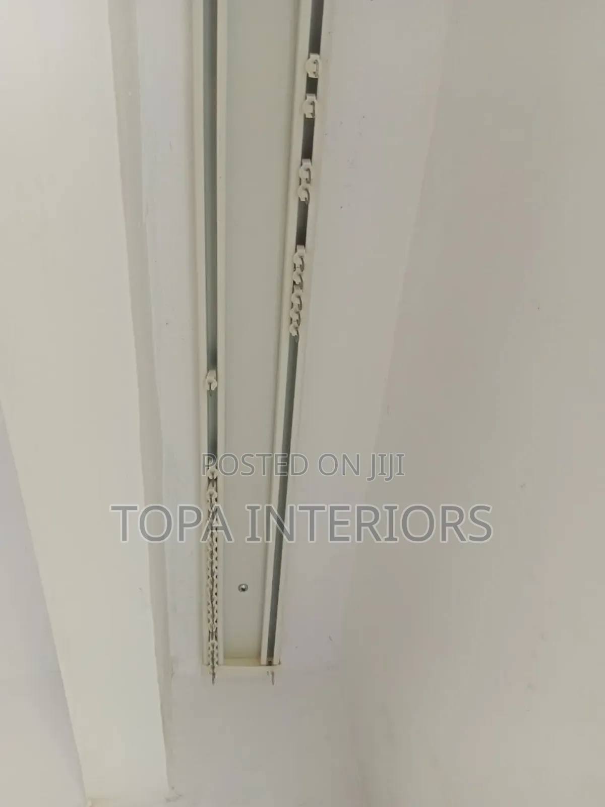 Ceiling Mounted Aluminium Straight Double Curtain Rail Track