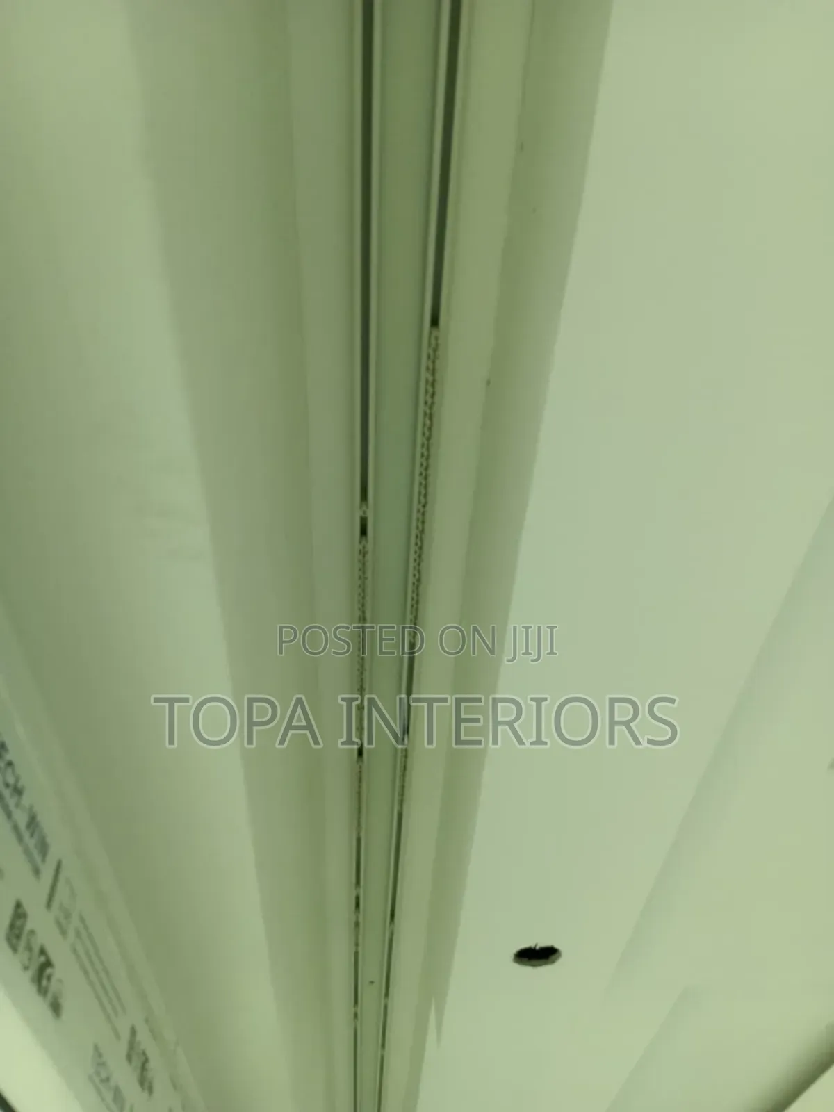 Cut to Size White Aluminium Straight Double Curtain Rail Track