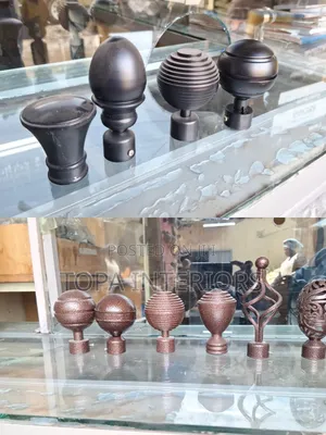 Decorative Curtain Rod Finials End Accessories