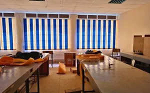 Decorative Vertical Office Curtains for Office Window Privacy
