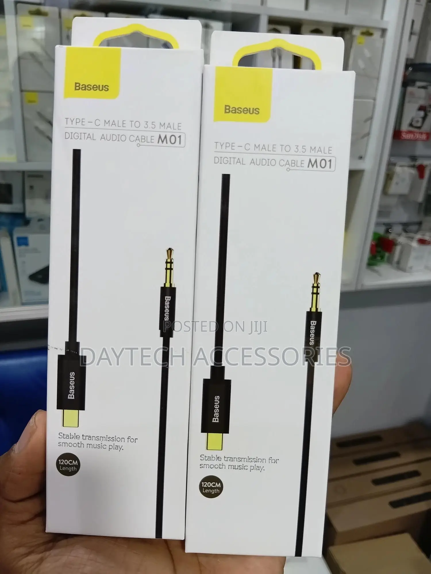 Baseus Yiven Type-C Male to 3.5 Male Audio Cable 1.2m