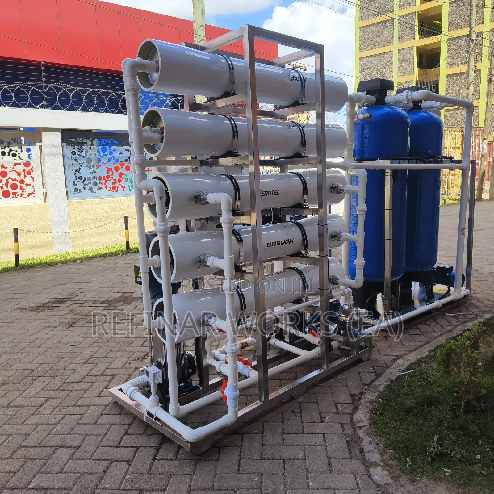 High-Capacity Industrial Reverse Osmosis Systems Fully Automated