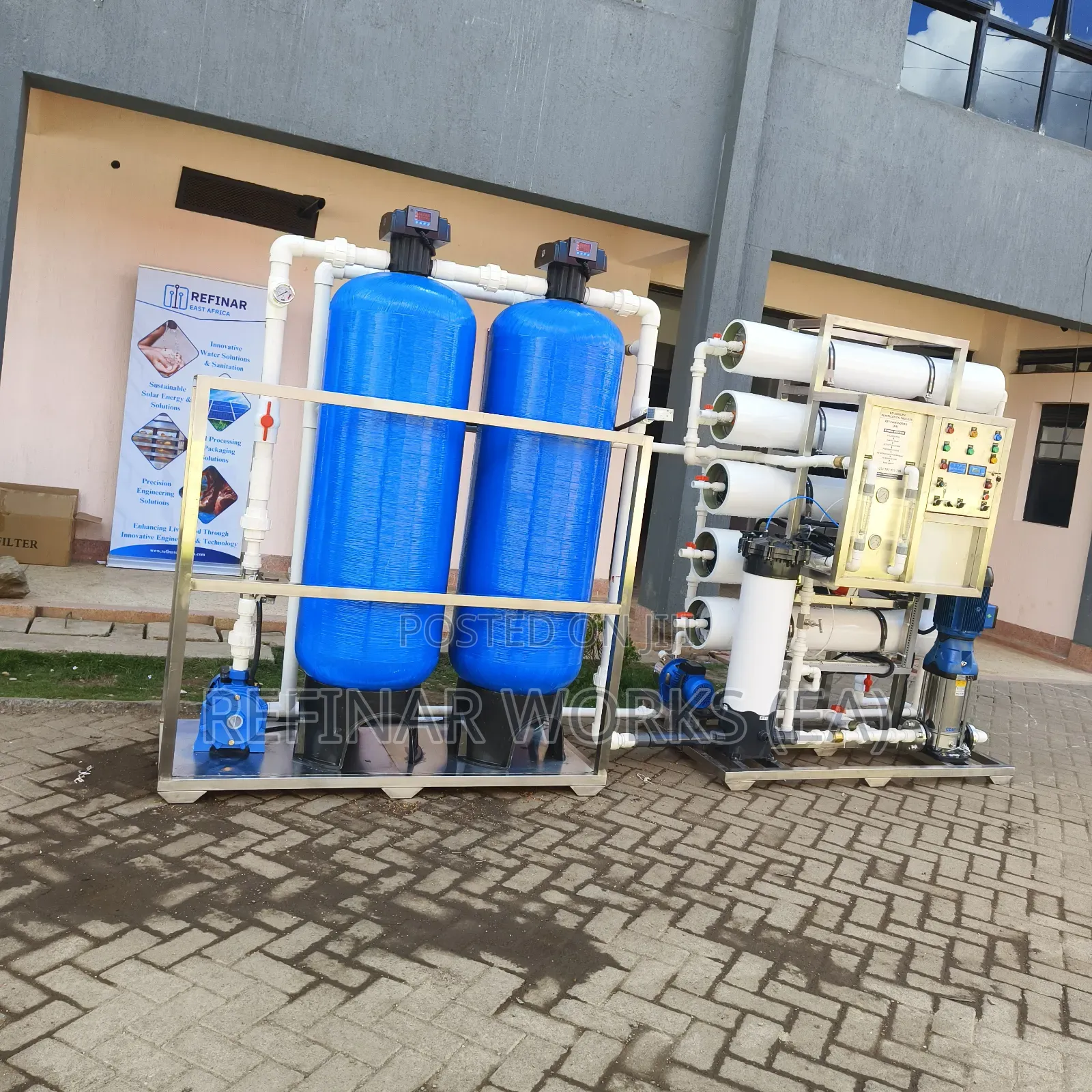 High-Capacity Industrial Reverse Osmosis Systems Fully Automated