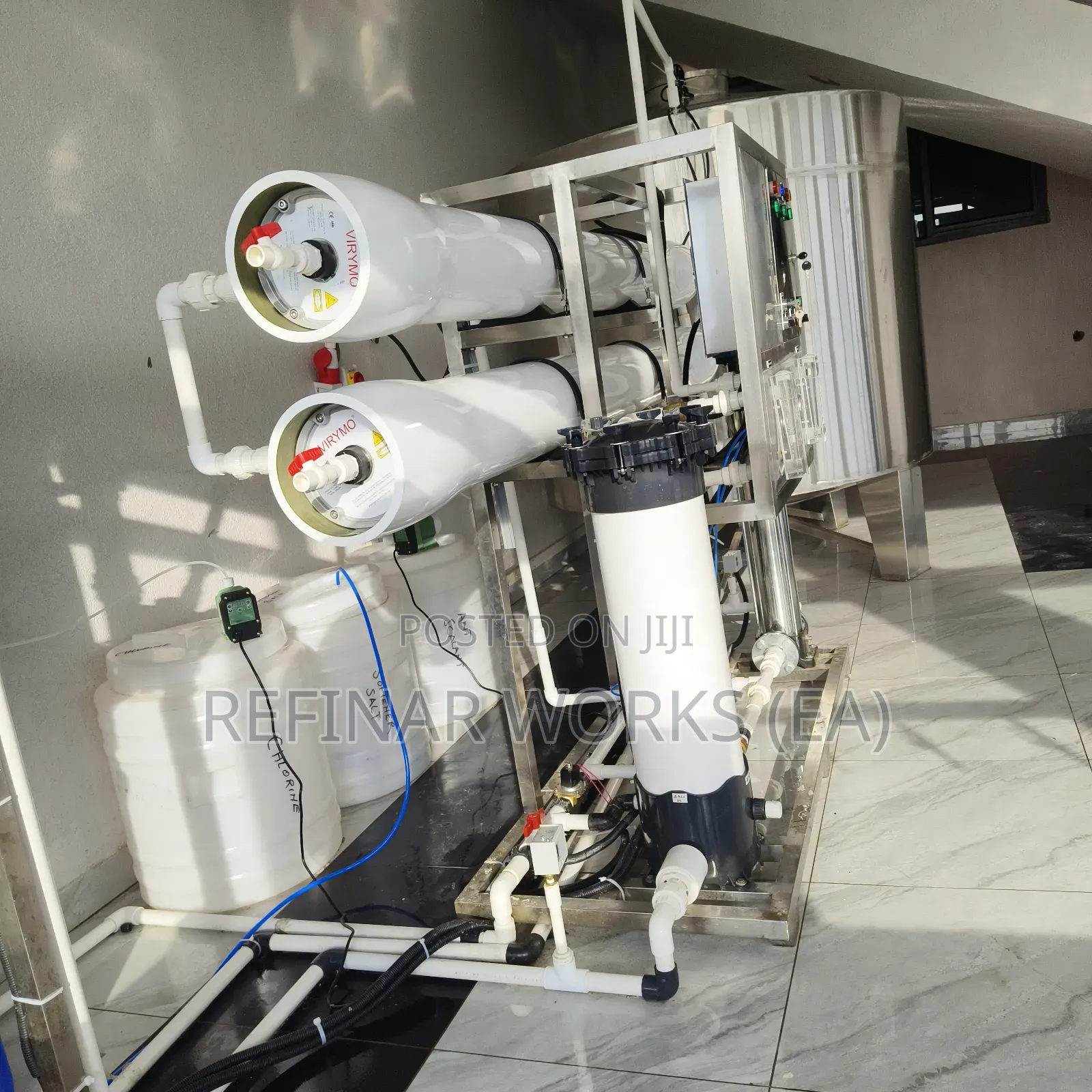 High-Capacity Industrial Reverse Osmosis Systems Fully Automated