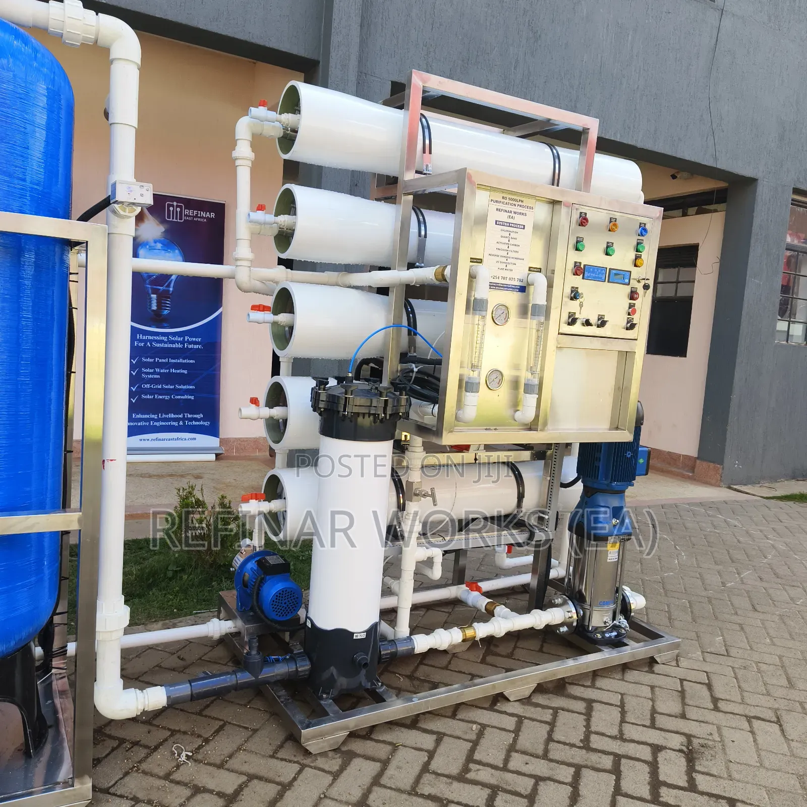 High-Capacity Industrial Reverse Osmosis Systems Fully Automated